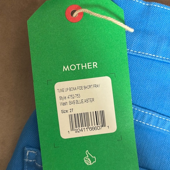 Mother short-Tune Up Bona Fide Frayed Hem Denim Shorts - Picture 16 of 17